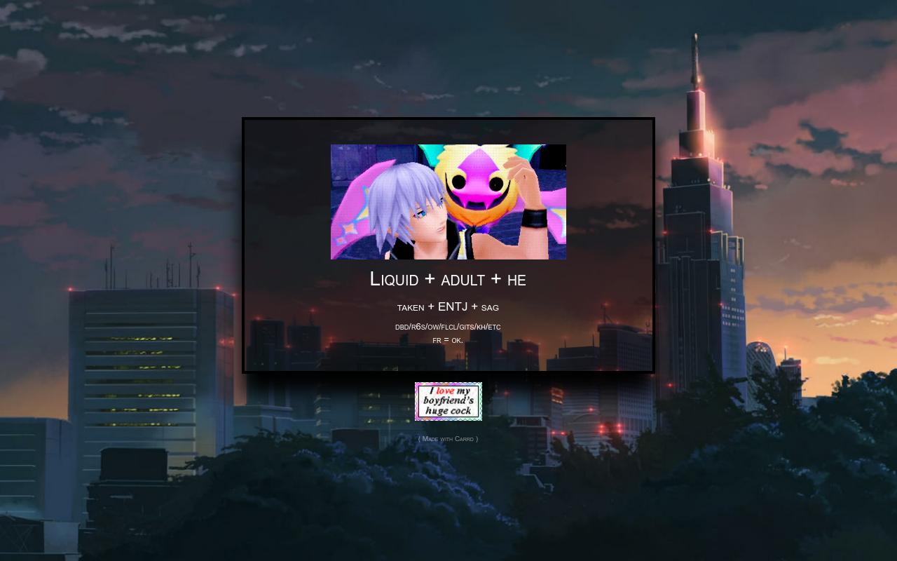 Carrd profile picture for @paranoia